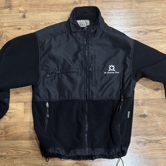 Black Pi Kappa Phi Men's Jacket - Picture 1 of 6